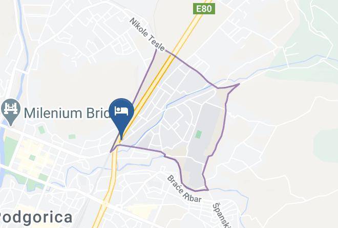 Podgorica - Hotel Keto Maps