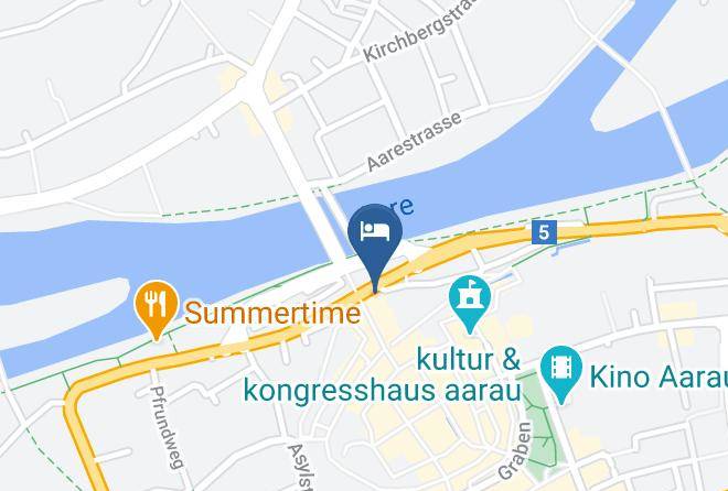 Aarau - Hotel Kettenbrucke Maps