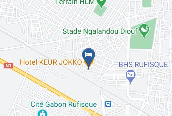 Rufisque - Hotel Keur Jokko Maps