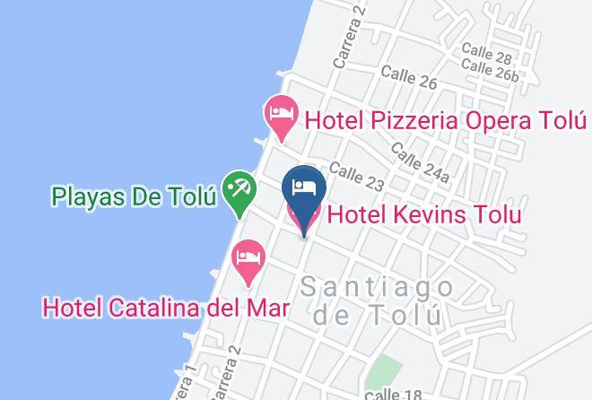 Tolu - Hotel Kevins Tolu Maps
