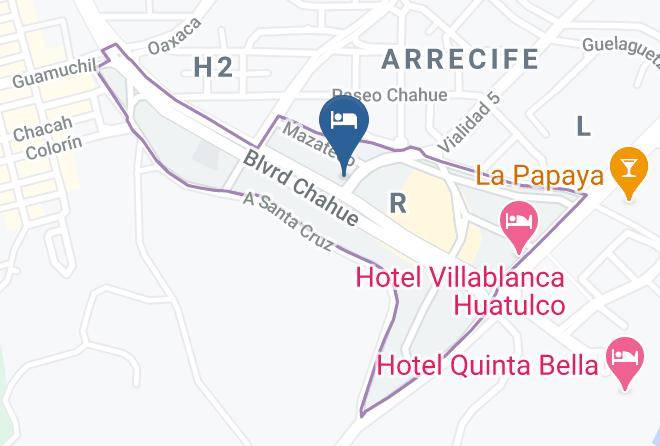 Santa Maria Huatulco - Hotel Keyri Maps