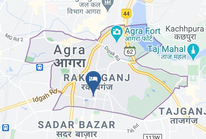 Agra - Hotel K G N Maps