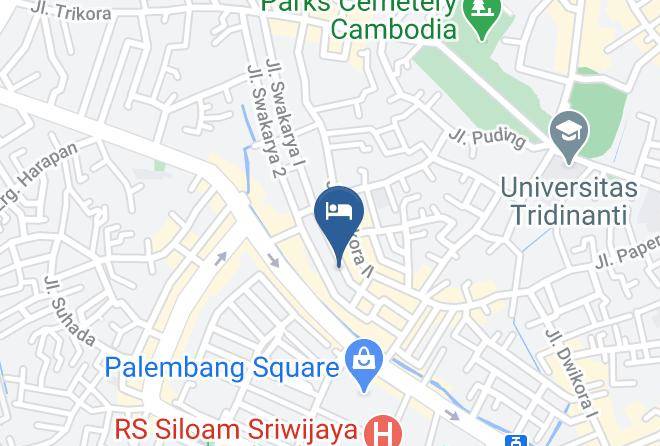Palembang - Hotel Khalifah Maps