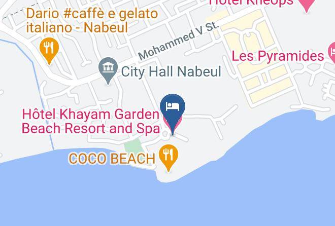 Tunisia - Hotel Khayam Garden Beach Resort And Spa Maps