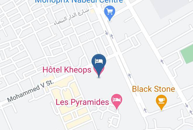 Tunisia - Hotel Kheops Maps