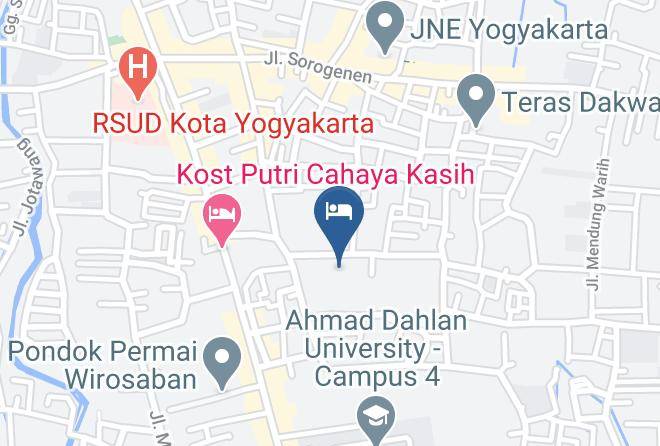 Bantul Regency - Hotel Khirani Maps