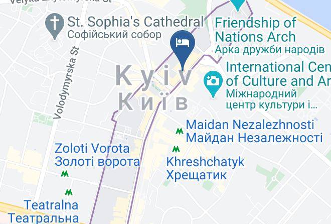 Kyiv - Hotel Khreschatyk Kyiv Maps