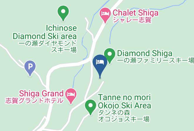Yamanouchi Townshimotakai District - Hotel Khuls Shigakogen Maps