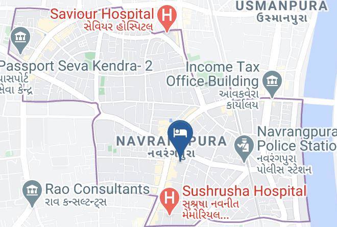 Ahmadabad - Hotel Khushboo Maps