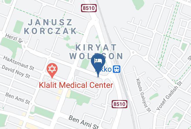 Akko - Hotel Kibbutz Nes Ammim Maps
