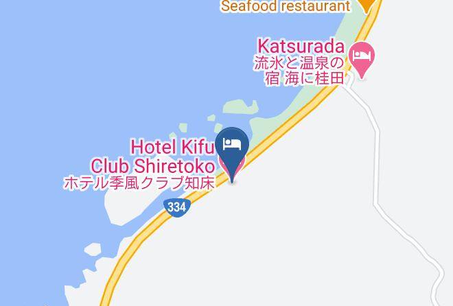 Shari Townshari District - Hotel Kifu Club Shiretoko Maps