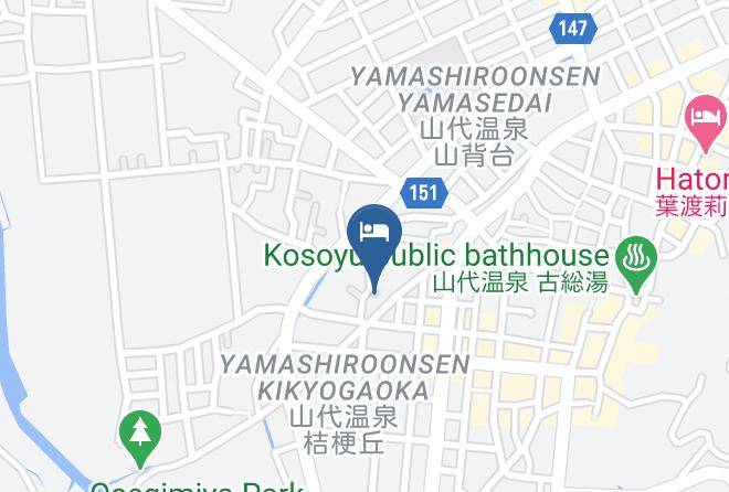 Kaga City - Hotel Kikyou Maps