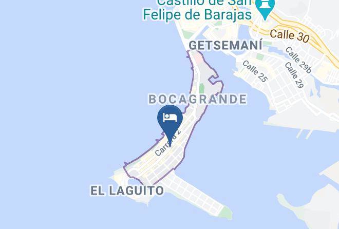 Cartagena De Indias - Hotel Kim Maps