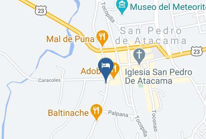 El Loa - Hotel Kimal Maps