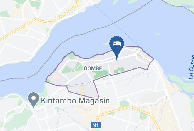 Kinshasa Urban - Hotel Kin Comfort Maps