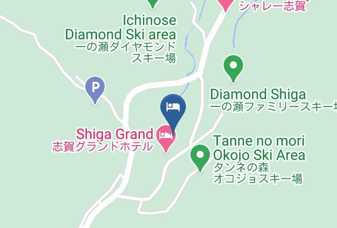 Yamanouchi Townshimotakai District - Hotel Kinei Maps