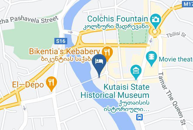 Kutaisi - Hotel King David The Builder Maps