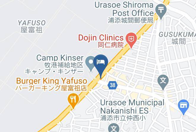 Urasoe City - Hotel King Maps