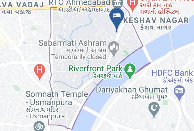 Ahmadabad - Hotel King Palace Maps