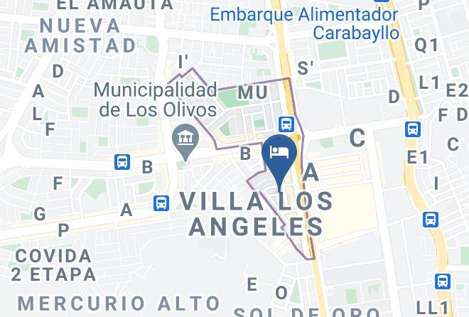 Los Olivos - Hotel King Palace Los Olivos Maps