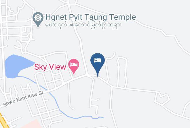 Nyaung U - Hotel King & Queen Maps
