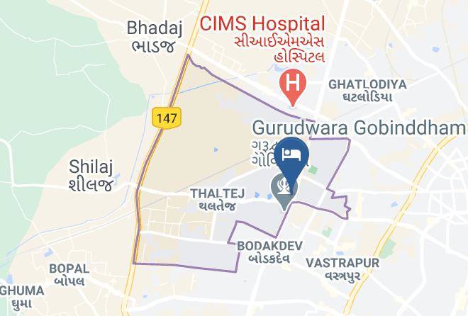 Ahmadabad - Hotel Kingston Maps