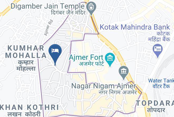 Ajmer - Hotel Kingsway Hotels In Ajmer Maps