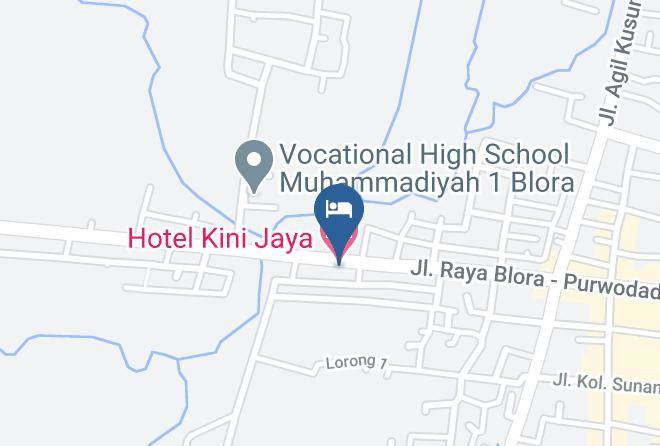 Blora Regency - Hotel Kini Jaya Maps