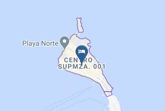Isla Mujeres - Hotel Kinich Maps