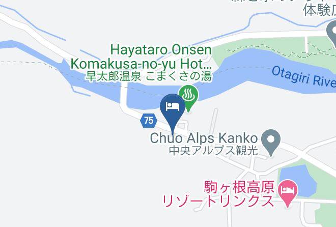 Komagane City - Hotel Kinokawa Maps
