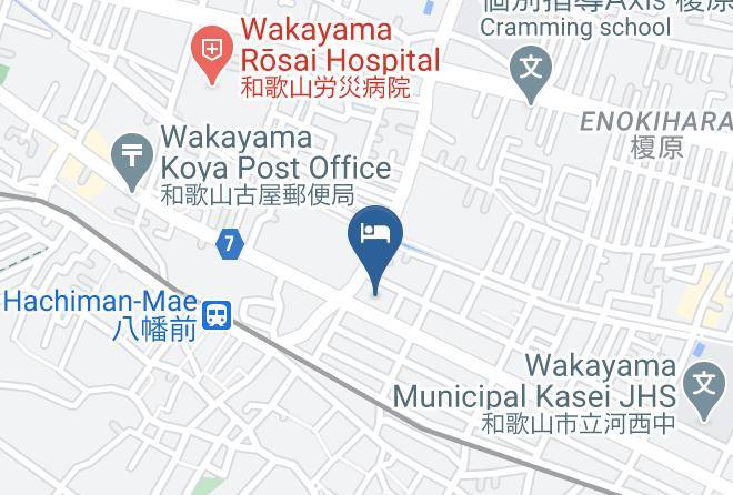 Wakayama City - Hotel Kinokuni Maps