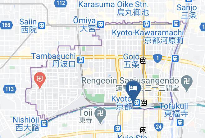 Miyako City Kintetsu Kyoto Station Map