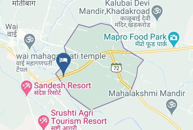 Wai - Hotel Kiran Garden Maps