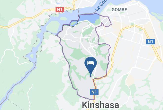 Kinshasa Urban - Hotel Kirikou Maps