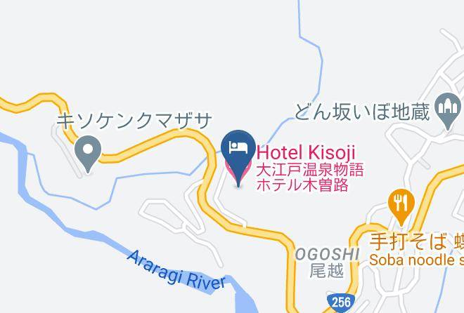 Nagiso Townkiso District - Hotel Kisoji Maps