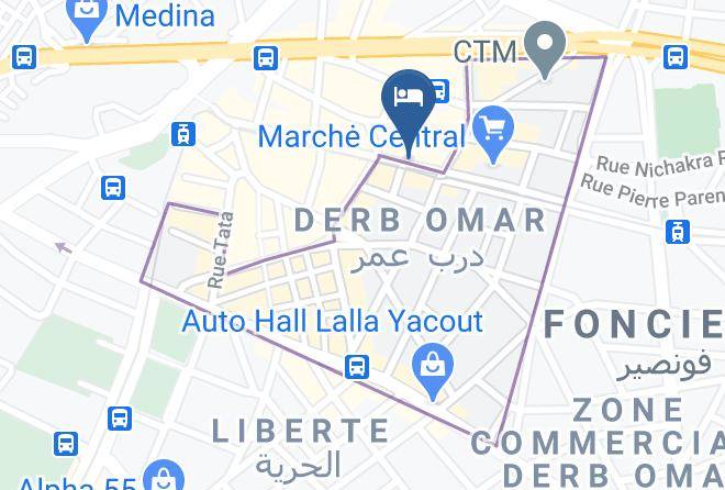 Casablanca - Hotel Kissane Maps