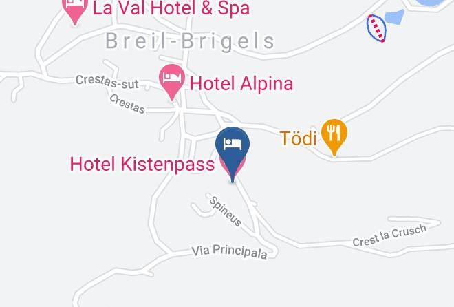 Hotel Kistenpass Map