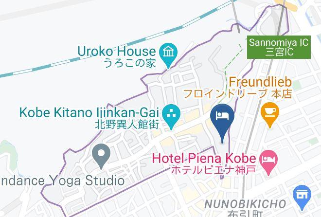 Kobe City Chuo Ward - Hotel Kitano Plaza Rokko So Maps