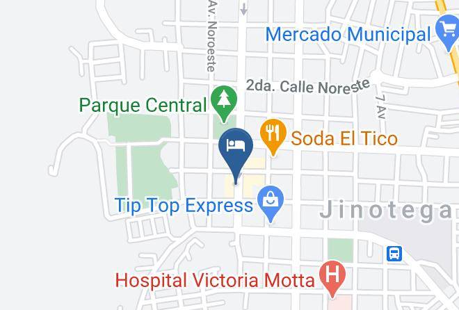 Jinotega - Hotel Kiuras Maps