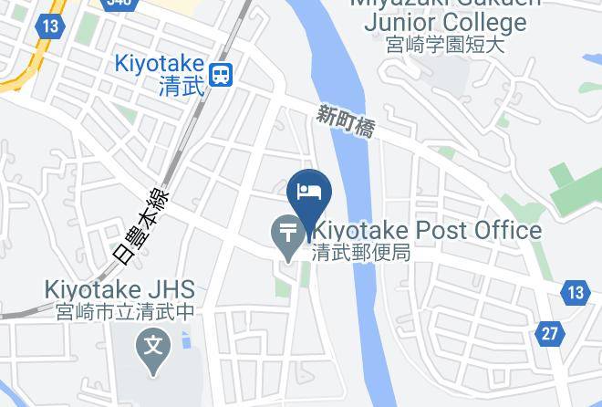 Miyazaki City - Hotel Kiyotake Maps