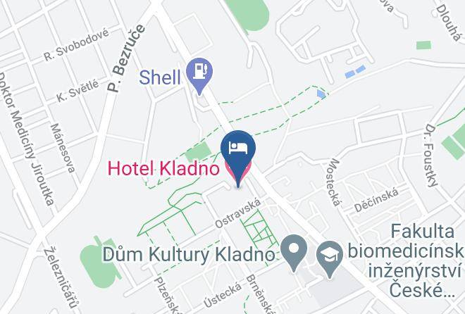 Kladno - Hotel Kladno Maps