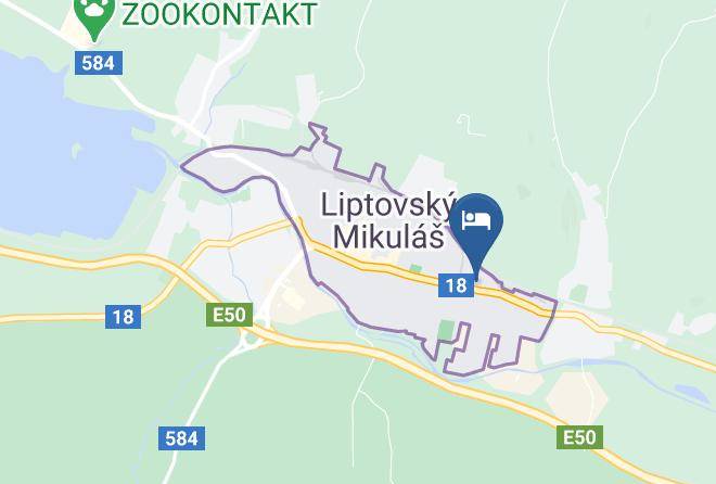 Liptovsky Mikulas - Hotel Klar Maps