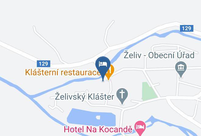 Pelhrimov - Hotel Klaster Zeliv Maps