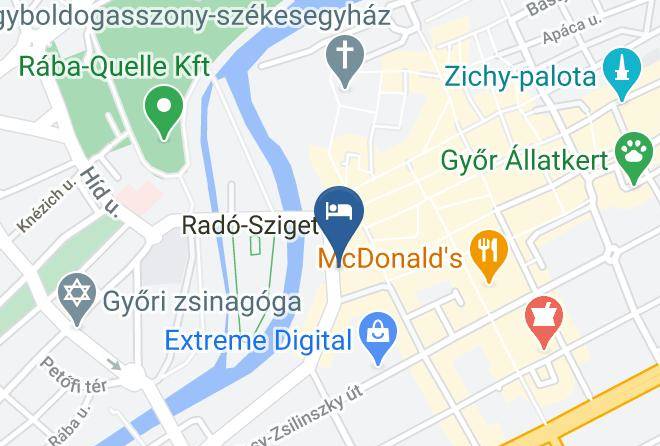 Gyor - Hotel Klastrom Maps