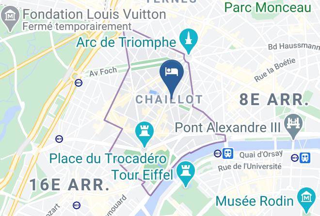 Paris - Hotel Kleber Champs Elysees Tour Eiffel Paris Maps