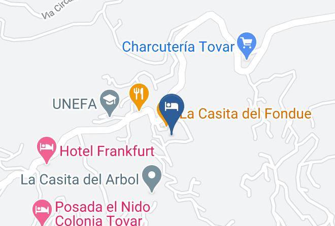 Tovar - Hotel Klein Dorf Colonia Tovar Maps