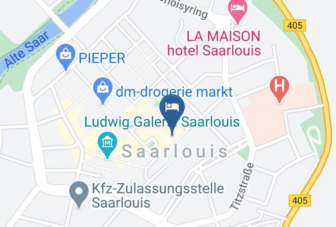 Saarlouis - Hotel Kleiner Markt Maps