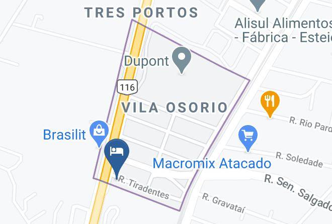 Hotel Cha Klein Ville Inn Rio Grande Do Sul Brasil Map