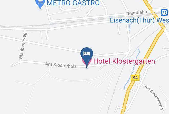 Eisenach - Hotel Klostergarten Maps