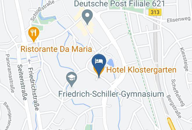 Reutlingen - Hotel Klostergarten Restaurant Maps